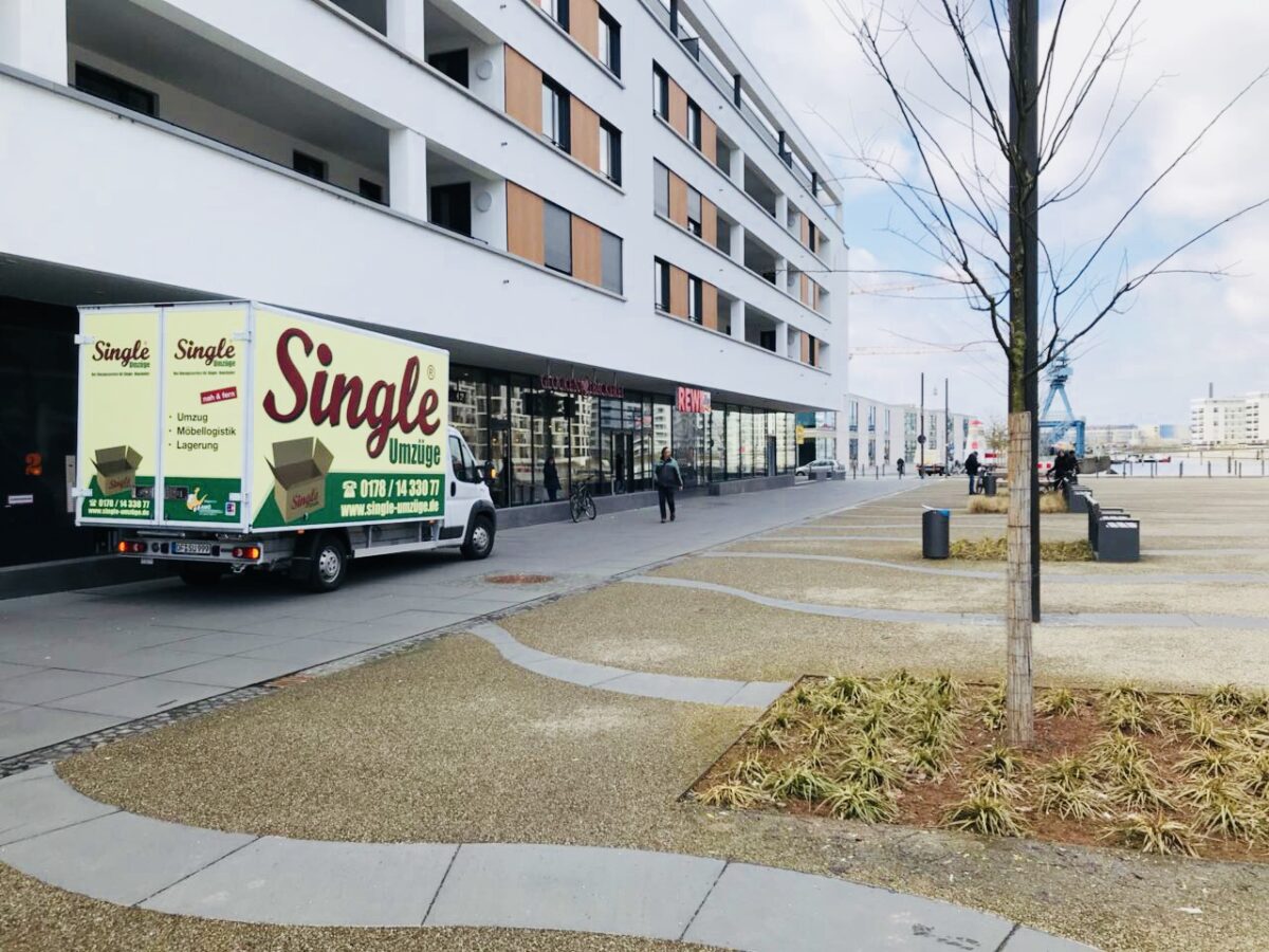 Umzug Frankfurt nach Offenbach Hafeninsel