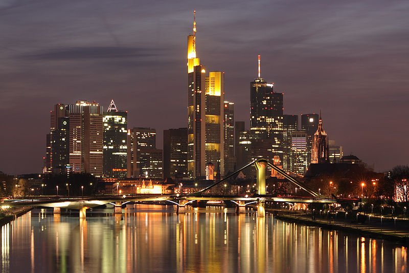 Umzug Skyline Frankfurt